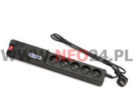 HSK DATA Listwa zasilająca ACAR 504W Czarna 1.9 M (ALP-ACAR504W---0N) - 1414891 - zdjęcie 1